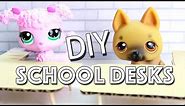 Miniature School Desk Tutorial - DIY for LPS and Dolls