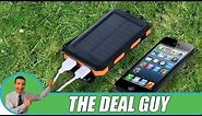 🔋 Solar Powered Phone Charger For Android, iPhone 7 ◄ DROP TEST