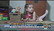 3 year-old genius girl accepted into Mensa