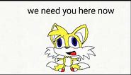 Badly drawn sonic #3: we need you here NOW