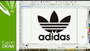 How to Make Adidas Logo in CorelDRAW