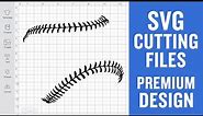 Baseball Stitches Svg Cut Files for Cricut Premium cut SVG