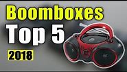 BEST 5: Loudest Boomboxes