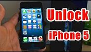 How To Unlock iPhone 5 - Works for all versions