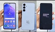 Samsung Galaxy A55 5G Ice Blue Unboxing & First Look!