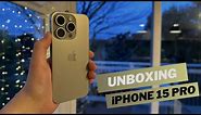iPhone 15 Pro Natural Titanium Unboxing + Accessories