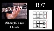 16 Sharps and Flats Guitar Chords all Guitar Players Need to Know