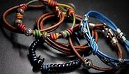Six Fast Leather Bracelets Tutorial????😝