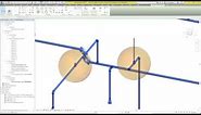 Pipe arm over Hanger For Fire Protection system using Revit and Dynamo