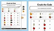Differentiated Crack the Code Missing Number Puzzle Worksheet Pack