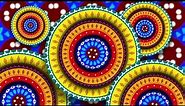 HD Ethnic Colorful Mandala Background Loops | Video Background Loops | VJ Loops | Siddam Bharat