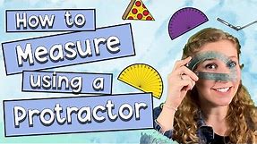 How To Measure Using a Protractor | Educational Kids Math Video