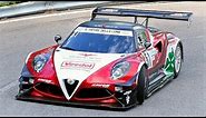 11.000RPM Alfa Romeo 4C Judd V8 4.0 || Classic F1 SOUND !!!