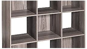 ClosetMaid 4167 Cubeicals Organizer, 9-Cube, Natural Gray