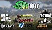 Nvidia GT 1010 OEM | Gaming performance - Test in 8 Games