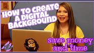 How to create & use a digital teacher background