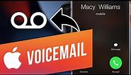How to Set Up Voicemail on an iPhone | How to Record a Voicemail Greeting