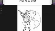 Free Printable Military Coloring Book FreePatrioticProject.com