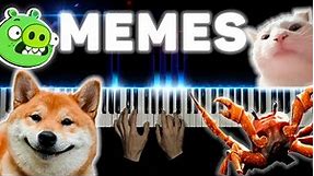 MEMES COMPILATION ON PIANO
