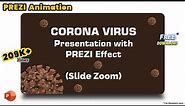 58.Covid Prezi Presentation on Corona Virus | New Slide Zoom Feature in MS 365