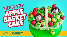 Basket Cake Filled with Apple Cake Pops by Cassie Garner | How To Cake It Step By Step