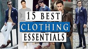 15 basic CLOTHING ESSENTIALS for men | by male model DANIEL MARITZ