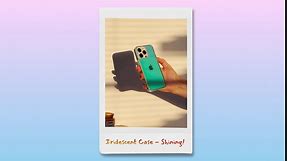 LONLI Hue - for iPhone 15 Pro Max Case - Rainbow Iridescent Phone Case with [4 Airbag Cushioned Corners] - Cute, Unique and Aesthetic Shockproof Cover for Women and Girls (2023)