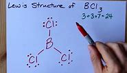 How to Draw the Lewis Structure of BCl3 (boron trichloride)