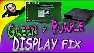 How To Fix Playstation 4 Purple and Green Screen Display | Work Around