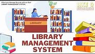 1. Library Management System - The Login Page and Forgot Password