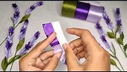 DIY| Tutorial Lavender Satin Ribbon Flower