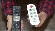 ANDERIC RR1004 Simple Big Button TV 1-Device Universal Remote Control Learning Process How To
