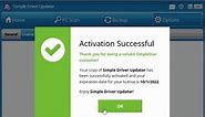How do I register Simple Driver Updater, to download and install the driver updates? - Support Center