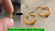 24k gold earrings making process hallmark jewellery making how to make this earrings h24k gold earrings making process hallmark jewellery making how to make this earrings