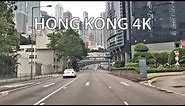 Hong Kong 4K - Morning Skyline Views - Driving Downtown
