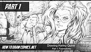 Drawing Harley Quinn - Part 1: Foundations