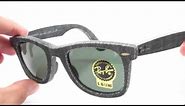Unboxing Ray-Ban RB 2140 1162 Denim Jeans Wayfarer Sunglasses