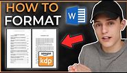 How to EASILY format a Kindle Ebook and Paperback book using Microsoft Word