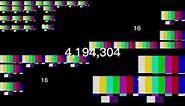 Rainbow Screen Beep 1,073,741,824 times