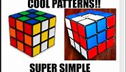 Rubik's Cube Patterns - Super Easy
