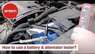 How To Use A Battery & Alternator Tester