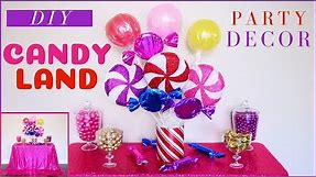 DIY Candyland Party Decorations | DIY Party Decor | DIY Christmas Party