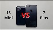 Iphone 13 Mini vs Iphone 7 Plus SPEED TEST