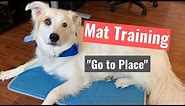 How to Train Your Dog to "Go to Place"-Mat Training