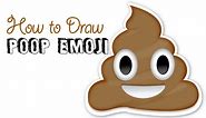 How to Draw Emojis - Poop Emoji, Pile of Poo