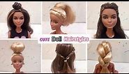 6 CUTE Barbie Hairstyles!!💕