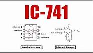 OpAmps - IC 741 - Pin numbers, Construction