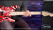 EVH Striped Series - Red with Black Stripes | N Stuff Music