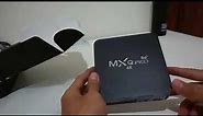 Unboxing Android TV Box MXQ Pro 2gb 16gb 4K Full HD