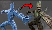 Guardians Of The Galaxy: Groot - 3D Print Model Paint Tutorial
